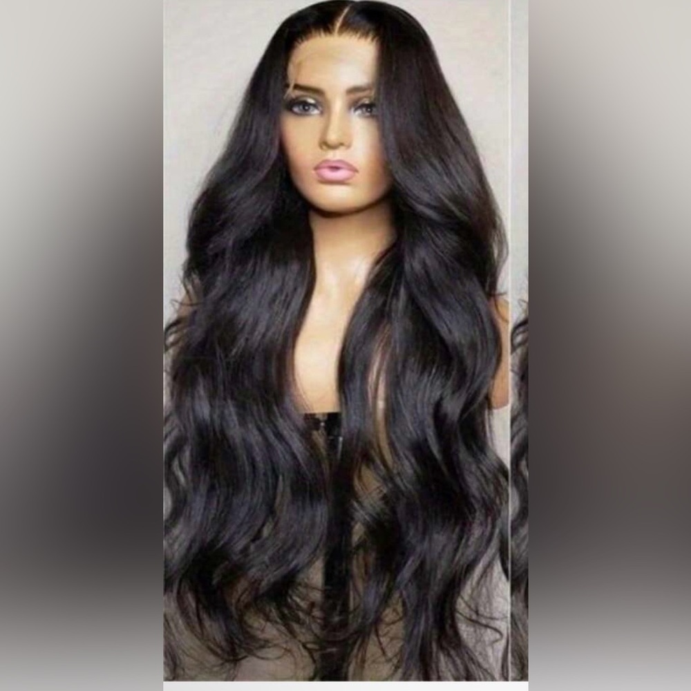 Dark brown U Part Long Wavy Women’s Hair Wig - 24 inch - Picture 2 of 14
